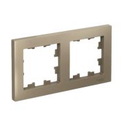 ATLASDESIGN 2-постовая РАМКА универсальная Шампань