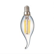 Лампа F-LED СВ35 20W свеча на ветру филагмент Е14 4500К