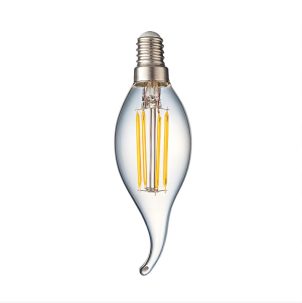 Лампа F-LED СВ35 20W свеча на ветру филагмент Е14 4500К