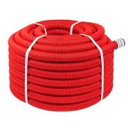 Трубка ПНД гофро двустен  красная d40мм (уп.50м)