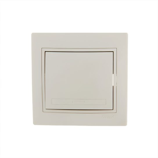 Выключатель 1кл Lezard Мира крем