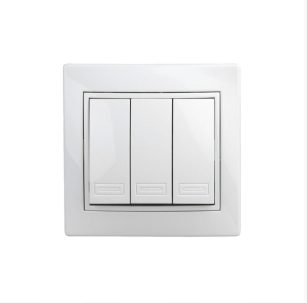 Выключатель Intro 3КЛ СУ Plano белый 1-106-01 10АХ-250В