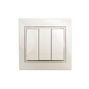 Выключатель Intro 3КЛ СУ Plano сл кость 1-106-02 10АХ-250В