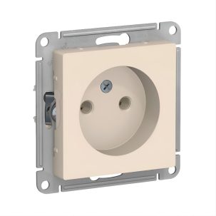 ATLASDESIGN РОЗЕТКА без заземления 16А механизм Бежевый