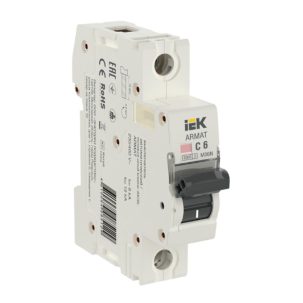 Автоматический выключатель М06N 1P 6A 6кА ARMAT IEK (AR-M06N-1-C006)