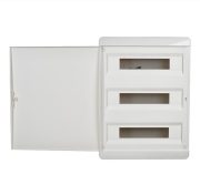 Бокс TEKFOR ЩРВ-П-54 навесной пластик белая прозрачная дверь IP41