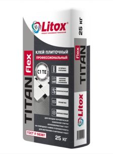 Клей Titan flex плиточный 25 кг Литокс (56меш)