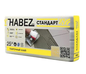 Клей Стандарт для плитки 25кг Хабез (56 меш)