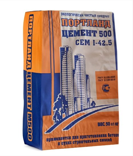 Цемент М-500  50 кг (30 меш)