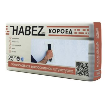 Штукатурка Короед 25 кг 2,5 серая Хабез (56меш)