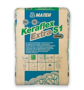 Клей эластичный MAPEI Keraflex Extra S1 Grey 25кг