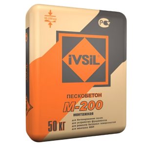 Пескобетон М-200 IVSIL (25кг48шт)