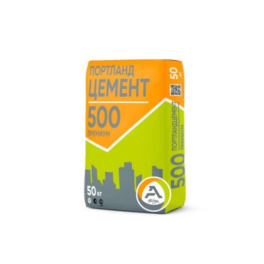 Цемент М-500 Д 20 50 кг Новороссийск (30 меш)