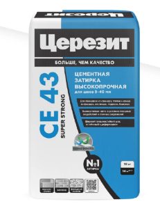Затирка СЕ 43/25 02 (дымчато-белый) 25кг Церезит