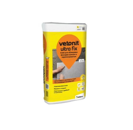 Клей Vetonit ultra fix 25кг