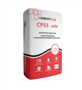 Штукатурка CEMENTPLUS СР 55 25 кг (56 меш)