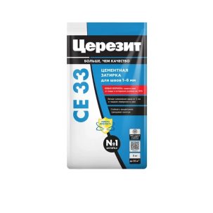 Затирка СЕ 33/2 2-5 мм 01 (белая) 5 кг Церезит