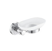 Мыльница GFmark стеклянная с БЕЛОЙ МОЗАИКОЙ 3207 Н/З УЦЕНКА