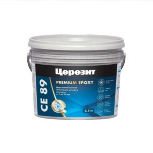 Затирка Эпоксидная Церезит СЕ 89/2,5 кг 807 Серый