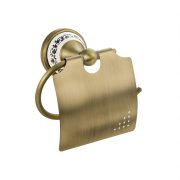 Держатель BRIMIX туалетной бумаги с экраном цвет БРОНЗА 94003