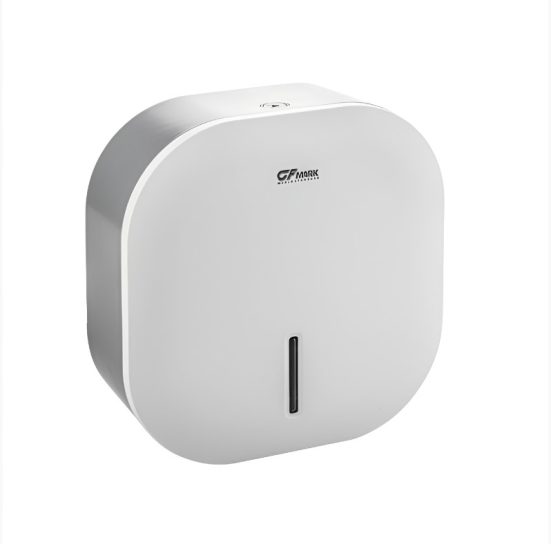 Диспенсер GFmark для туал. бумаг - барабан пласт. 9162 БЕЛ. с ключом