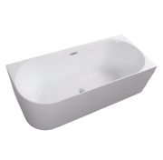 Ванна акрил Azario Rio Grande Matt 170x75x58 пристенная матовая правая с сифоном