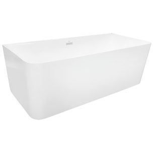 Ванна акрил Azario Roden 170x75x58 пристенная с сифоном