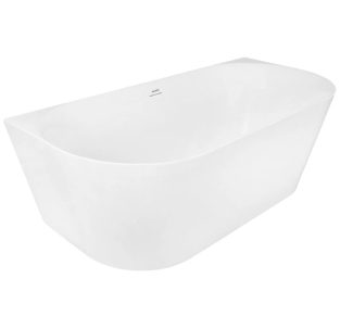 Ванна акрил Azario Melado 170x80x58 пристенная лев с сифоном