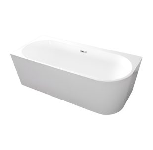 Ванна акрил Loranto CS-06L 170x75x60 угловая левая с сифоном
