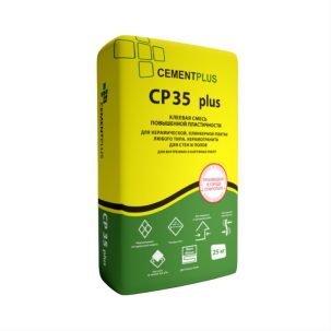 Клеевая смесь CEMENTPLUS CP 35 plus/35005 25 кг (56меш)