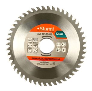 Диск пильный 125х22,2мм 48z STURM 9020-125-22-48Т